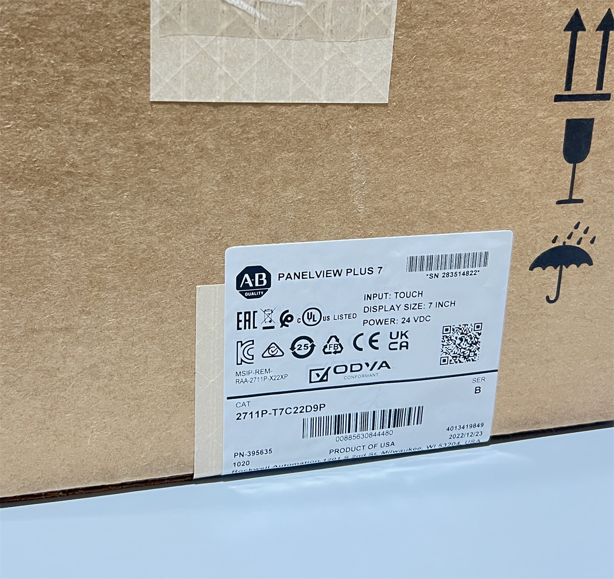 【新品未開封】PanelView Plus 7 〈2711P-T7C22D9P〉 2711P-T7C22D9P | Allen-Bradley | US